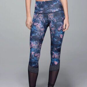 Lululemon If You’re Lucky Leggings - Size 6 - Moody Mirage Dark Berry Deep Navy